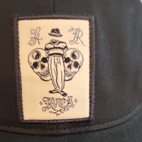 RVCA Black Adjustable Hat NWT - Picture 6 of 9